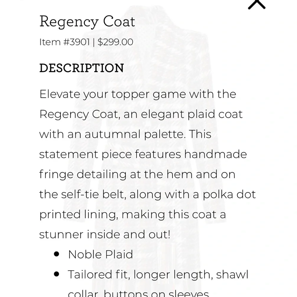 Regency Coat - Picture 3 of 4